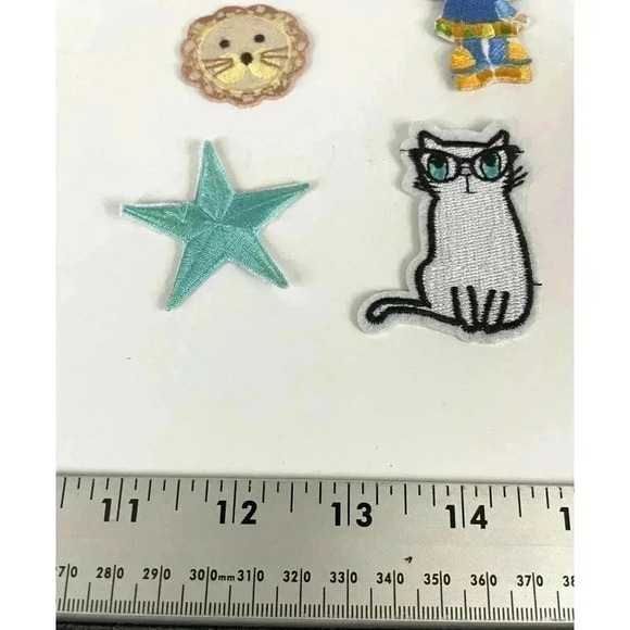 20 PC Assorted Sewing Applique Patches Iron on Sew On NEW Mixed Vintage - Picture 4 of 9